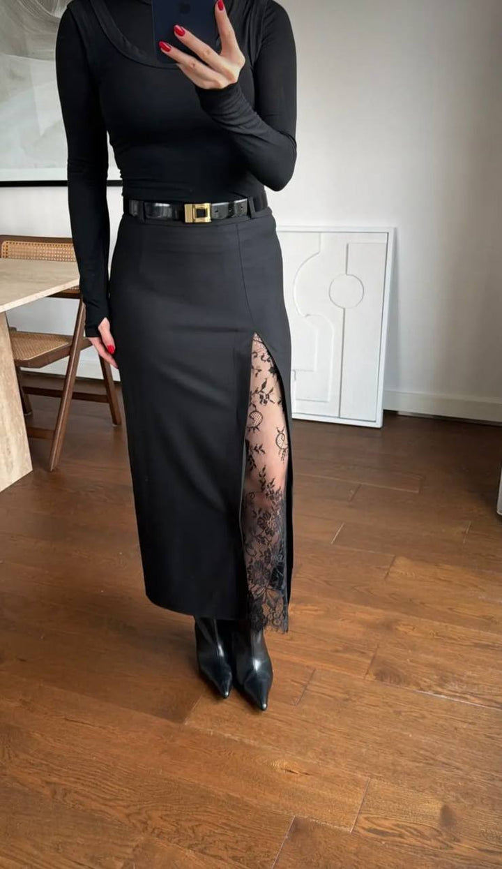 sln6309_skirts_khaki_lace_slit (13).jpg